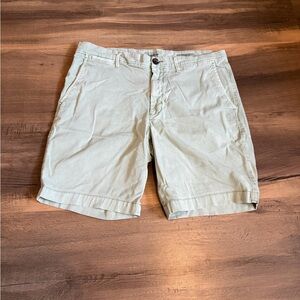 Mens Goodfellow & Co Light Sage Flat Front Chino Shorts Size 32W